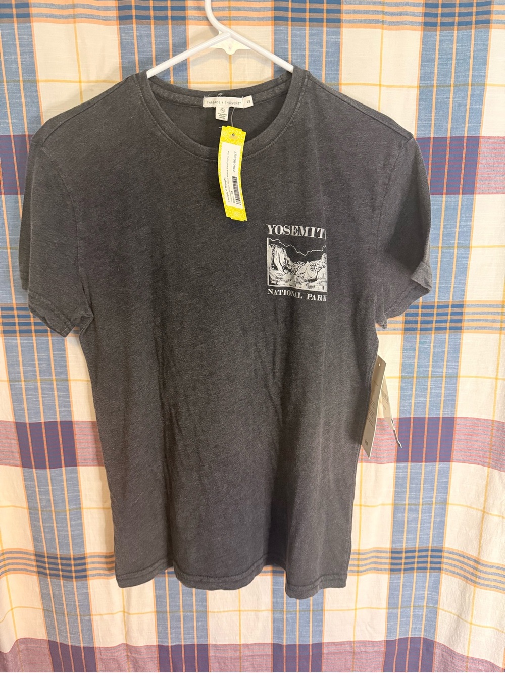 Threads 4 Thought Boys Yosemite National Park Charcoal Graphic Tee